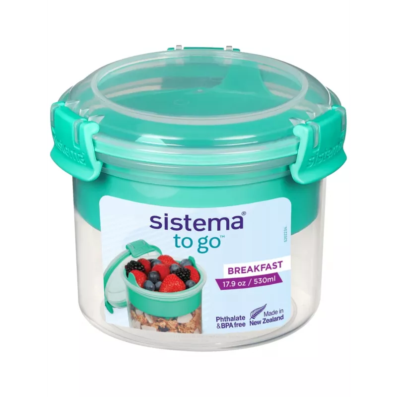 Sistema Plastics Sistema To Go Breakfast – pusryčių maisto laikymo indų rinkinys