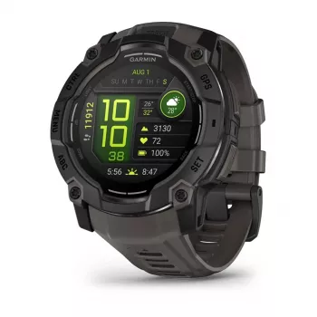 Garmin Instinct 3 AMOLED 3,3 cm (1,3 inch) 50 mm Skaitmeninis 416 x 416 pikselių Liečiamas ekranas Juodas GPS (palydovas)