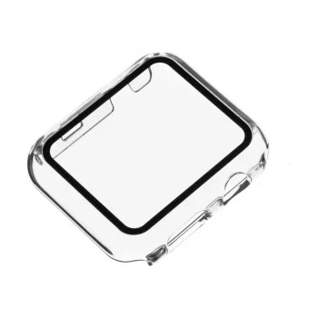 FIXED Pure viso korpuso polikarbonatinis dėklas Apple Watch 45mm Series 8, skaidrus (FIXPUW-436)