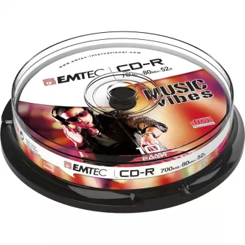 CD-R Emtec 52x 10 vnt. pakuotė