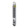 Qoltec 50168 apsauga nuo viršįtampių 8 lizdai 230 V 3 m pilka