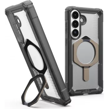 UAG Urban Armor Gear Plasma XTE Dėklas su Atraminėmis Kojelėmis ir Magnetiniu Moduliu | Samsung Galaxy S26+ | pelenų pilka / permatoma / titano | 214523113136