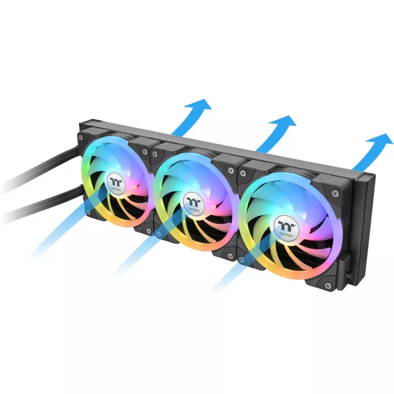 Skysčio aušintuvas CPU THERMALTAKE MAGFloe 420 Black 420mm radiatorius