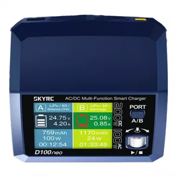 Kroviklis SKYRC D100neo 100W Dviejų kanalų — SKYRC SK-100199-01