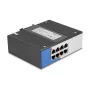 Pramoninis 8 prievadų Gigabit Ethernet jungiklis DELOCK 80163, nemodifikuojamas, metalinis korpusas