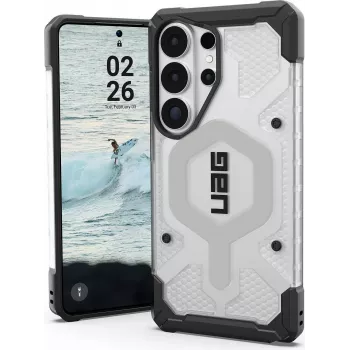 UAG Urban Armor Gear Pathfinder Dėklas su Magnetiniu Moduliu, Samsung Galaxy S26 Ultra, ledo (permatoma)/sidabrinė, 214526114333