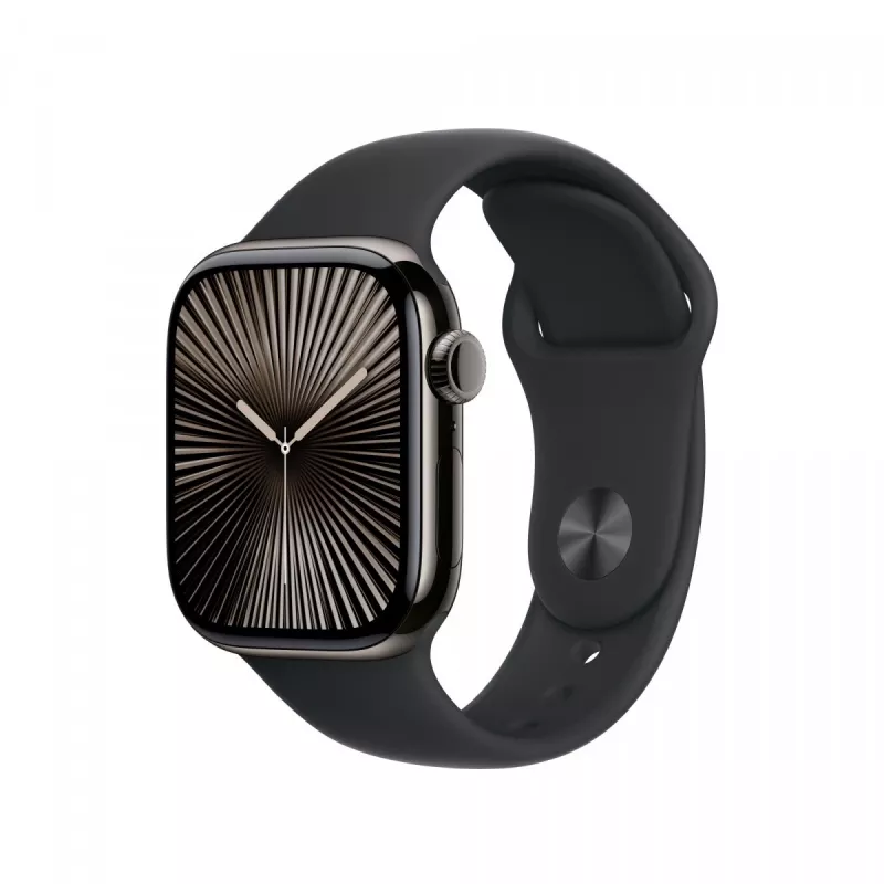 Apple MXLJ3ZM/A sportinė juosta iš fluoroelastomero, juoda