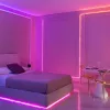 LED girlianda Twinkly TWD200STP-TEU įvairiaspalvė vidaus juostelė, 5 cm tarpai, IP20, skaidrus kabelis