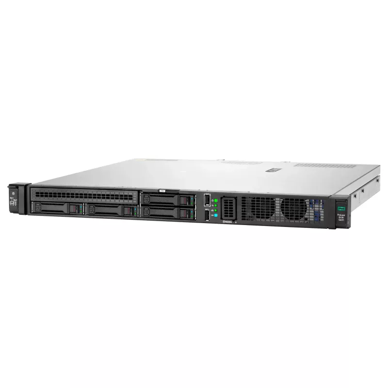 HPE ProLiant DL20 Gen11 serveris, montuojamas į stelažą, 1U, 1 procesorius, Intel Xeon 6333P / 3,1 GHz, 32 GB RAM, SATA, karštai keičiami 2,5 colio diskų lizdai (P85574-425)