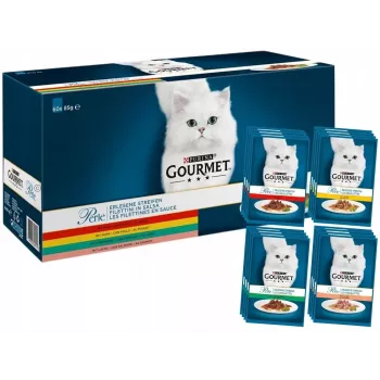 PURINA Gourmet Perle Mix šlapias kačių ėdalas 60x85 g