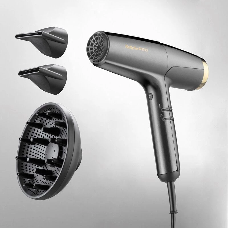 BaByliss Falco BAB8550E Profesionalus plaukų džiovintuvas 2000 W Juodas