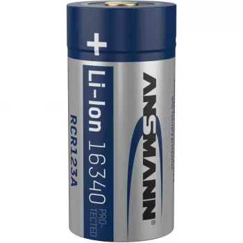 Ansmann 16340 ličio jonų įkraunama baterija 850 mAh 3,6 V su Micro USB įvestimi 1300-0015