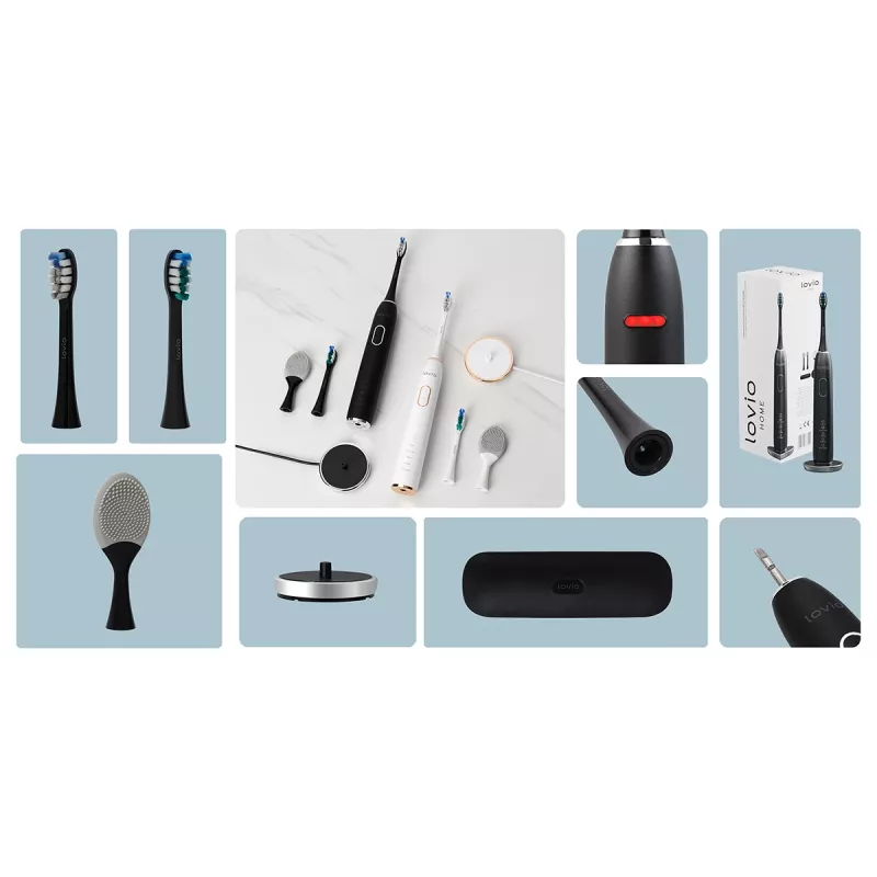 Lovio LVTB124BK SonicProtect PRO juodas – soninis dantų šepetėlis