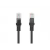 Tinklo laidas LANBERG PCU6-10CC-0100-BK RJ-45 Cat6 1 m Juodas U/UTP