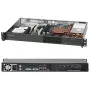 Supermicro SuperChassis 510-203B (Juoda) – 1U Rack-Montage – micro ATX 200 W