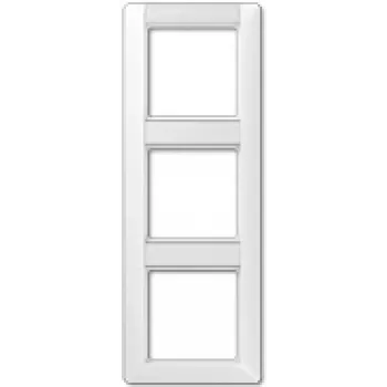 JUNG AS 583 NA WW dengiamoji plokštė jungikliui balta, duroplastas, 80,5×222,5 mm