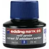 Markerio papildymas Edding RBTK 25, 25 ml mėlynas rašalas, tinkantis Edding markeriams