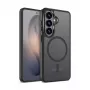 Crong Hybrid Matte Magnetic dėklas Samsung Galaxy S26+ — TPU + PC, juoda
