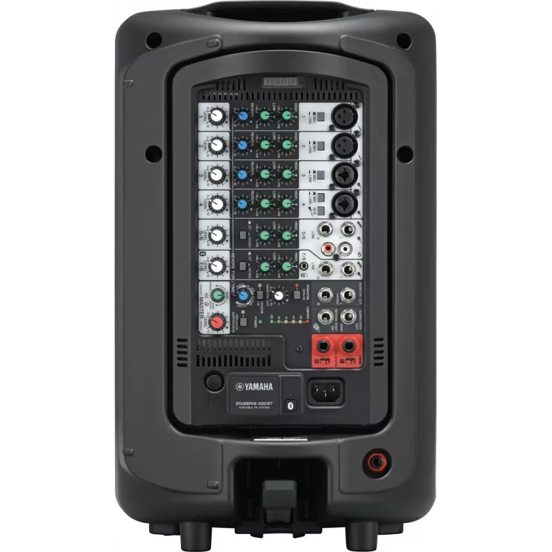 Nešiojama PA sistema YAMAHA Stagepas 400BT — 400 W, 2 krypčių, 10 kanalų sumikseris, Bluetooth 4.1, juoda