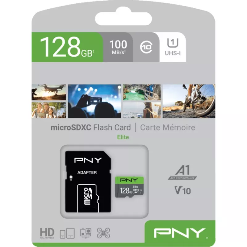 MicroSDXC 128GB PNY Elite Performance P-SDU128V11100EL-GE