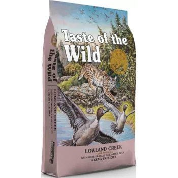 TASTE OF THE WILD Lowland Creek - sausas kačių ėdalas - 6,6 kg