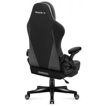 Žaidimų kėdė Huzaro Force 4.6 – audeklinė sėdynė, ergonomiška, reguliuojamas aukštis ir atlošas, juosmens atrama, 130 kg