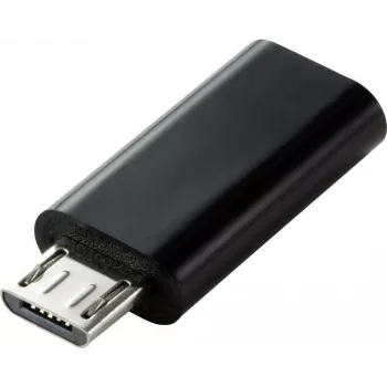 Renkforce RF-4472838 Laidinė sąsaja / lyties adapteris Micro USB-B į USB Type C juodas