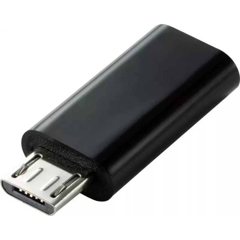 Renkforce RF-4472838 Laidinė sąsaja / lyties adapteris Micro USB-B į USB Type C juodas