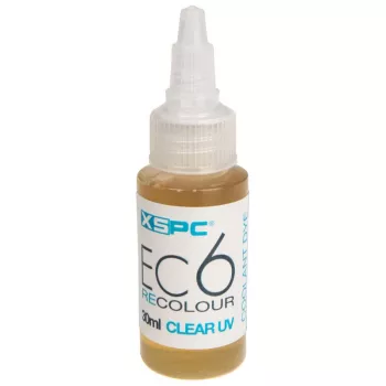 XSPC Barwnik EC6 ReColour Dye UV transparent 30 ml – koncentruotas dažiklis PC vandens aušinimo sistemoms