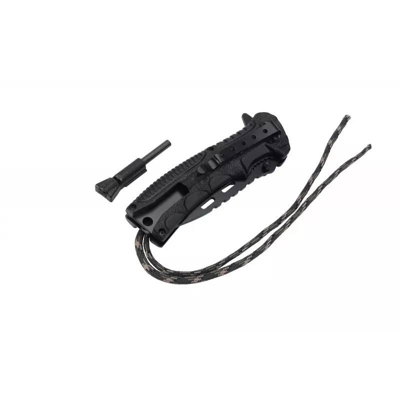 Išgyvenimo peilis AZYMUT Survival Fire Starter — fiksuoto ašmenų peilis su integruota ugnies uždegimo lazdele