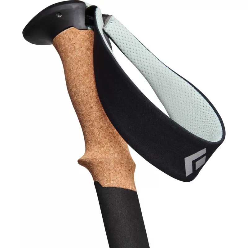 Trekking lazdos Pursuit Shock M/L, Fitness Device pilka/žalia, 1 pora, 125-140 cm