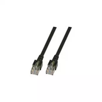 EFB-Elektronik RJ45 jungiamasis kabelis Cat.5e SF/UTP PVC CCA juodas 2m