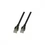 EFB-Elektronik RJ45 jungiamasis kabelis Cat.5e SF/UTP PVC CCA juodas 2m