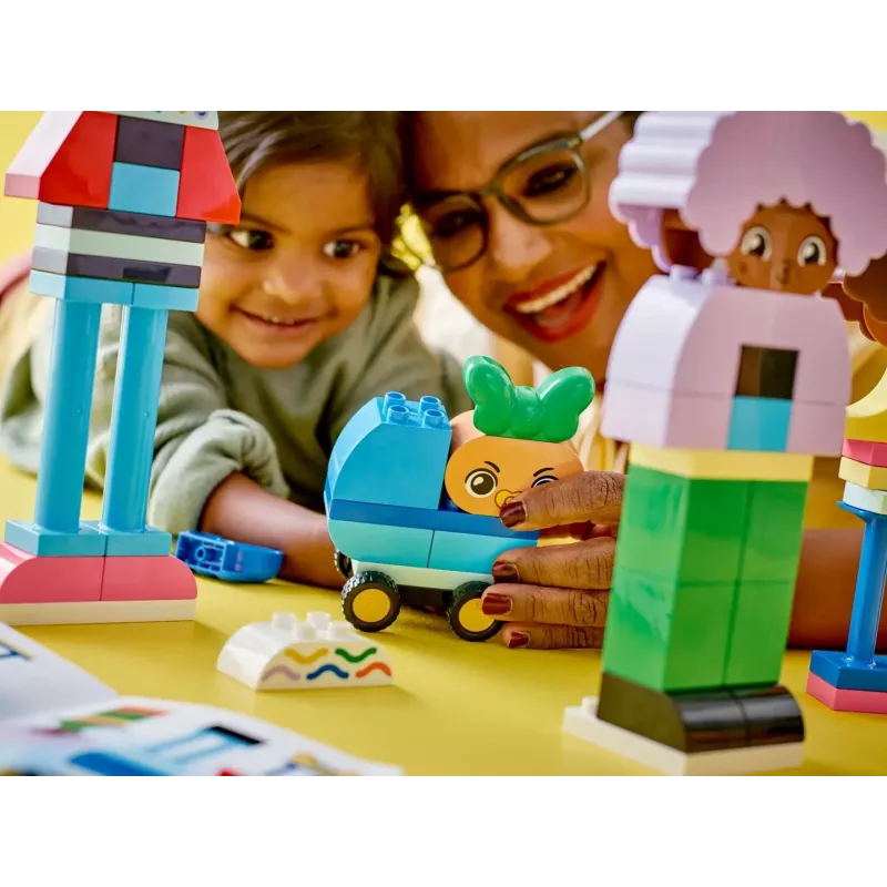 Konstruktorius LEGO DUPLO 10423 statomų figūrėlių rinkinys, 71 dalis, nuo 3 metų, figūrėlių aukštis 260 mm