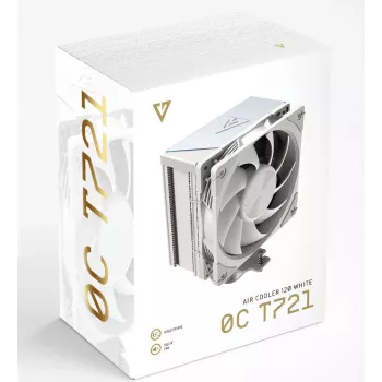 MODECOM Volcano 0C T721 procesoriaus oro aušintuvas 12 cm baltas