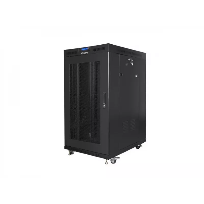Laisvai pastatomas stovas Lanberg FF01-8022-23BL 22U 1200kg Juodas