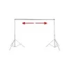 Walimex Pro teleskopinis fonų strypas 225-400 cm, iki 6 kg, kaiščio jungtis