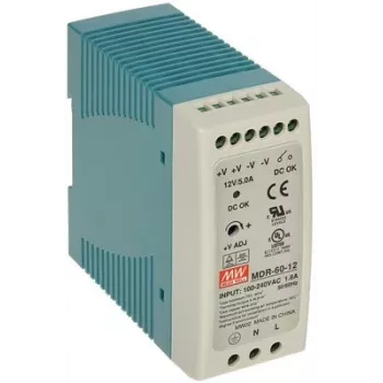 Maitinimo šaltinis MDR-60-48 1,25A DIN bėgiui PULSAR