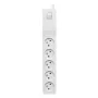 Apsauginis įtampos filtras LESTAR ZX 510 G-A K.:SZ 1,5 m Baltas 5 AC lizdai