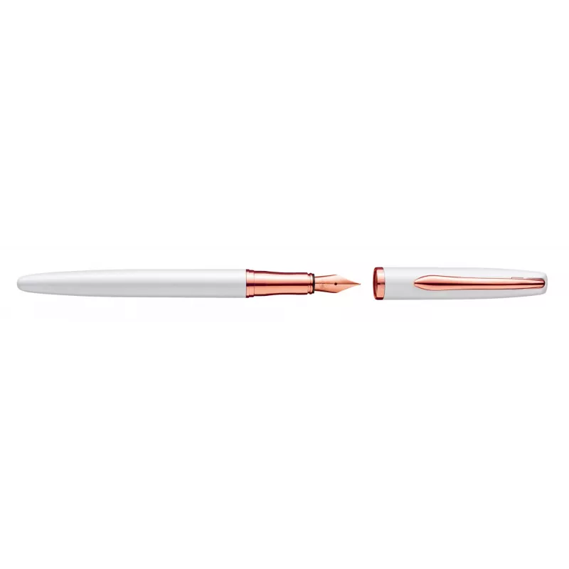 Parkinis šratinukas Pelikan Jazz Noble Elegance P36 Gold Pearl White, kasetinė sistema