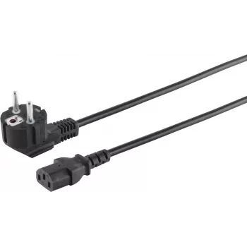 Maitinimo laidas ShiverPeaks S/CONN 60007 juodas 2 m