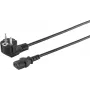 Maitinimo laidas ShiverPeaks S/CONN 60007 juodas 2 m