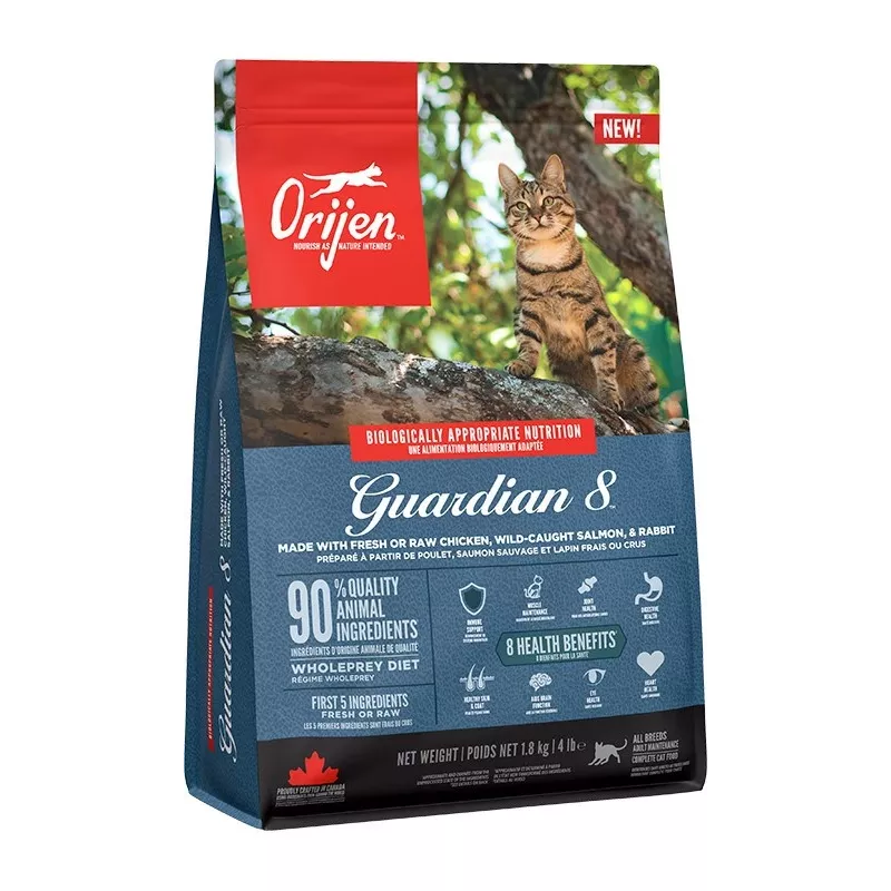 ORIJEN Guardian 8 - sausas ėdalas katėms - 1,8 kg