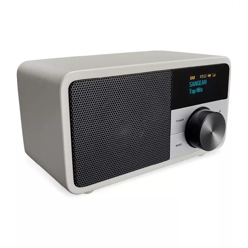 Stalinis radijo imtuvas Sangean DDR-7 Glacier Silver su skaitmeniniu derintuvu ir Bluetooth