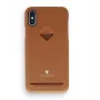 VixFox dėklas su kortelių kišene Samsung S9, karamelinės spalvos