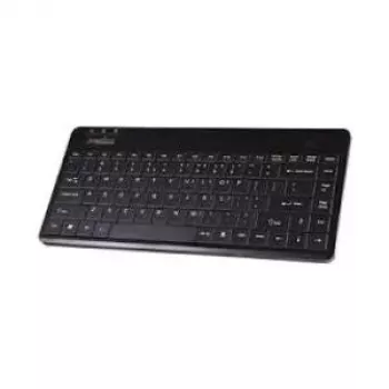 Perixx PERIBOARD-409 U, DE, mini USB klaviatūra, juoda