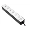TRACER Power Strip Zebra 1,5 m 6 kištukinių lizdų