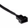 Alphacool 18681 Y šakotuvas 4 kontaktų į 3x 4 kontaktų PWM, 60 cm, juodas