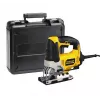 Pjūklas STANLEY FME340K — 710 W, 3000 smūgių/min, pjovimo gylis medienoje 85 mm, pliene 10 mm, viršutinė rankena, kampo reguliavimas