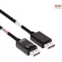 Club 3D CAC-1091 DisplayPort 2.1 kabelis, VESA DP80 sertifikuotas, dvikryptis, 4K120Hz / 8K60Hz / 10K30Hz, kištukas–kištukas, 1,2 m